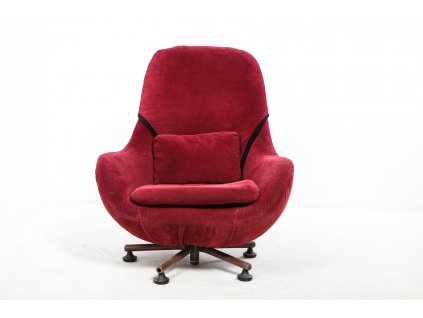 (168) Křeslo otočné, designové, retro, 70. léta