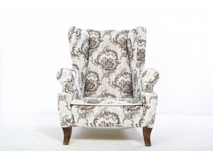 172 Křeslo ušák, křesílko, retro, vintage