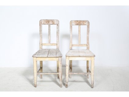2x Židle k restaurování, vintage, retro