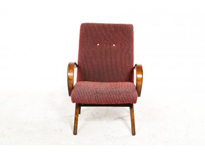 Křeslo čalouněné, JITONA, 60. léta, retro