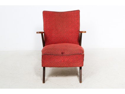 267 Křeslo k renovaci, retro, vintage, 50. léta