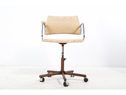 202 Křeslo otočné, kancelářské, retro, 70. léta