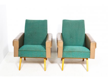 2x Křeslo retro, socialismus, 60. léta