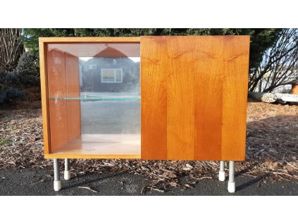 Komoda Vitrína Skříňka Skleník 70.-80. léta BRUSEL RETRO