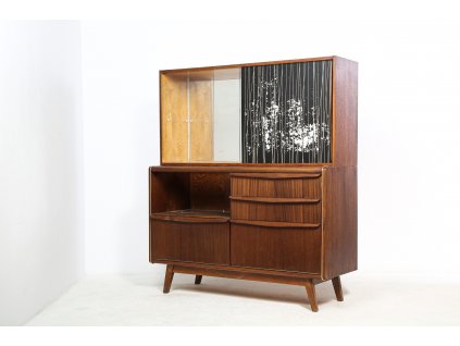Komoda, vitrína, retro, vintage, socialismus
