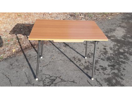 Jídelní kuchyňský umakartový stůl se šuplíkem 70.-80. léta retro