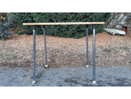 Jídelní kuchyňský stůl chromové nohy 70.-80. léta retro