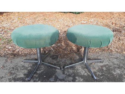 Stolička štokrdle podnožka taburet 70.-80. léta retro