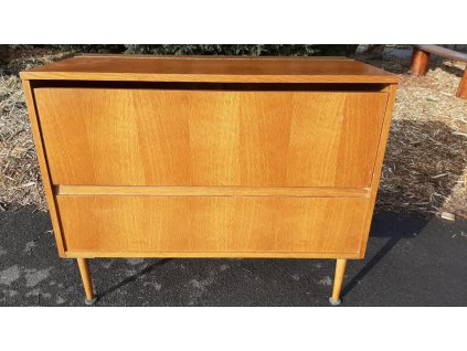 Komoda, peřiňák, botník, skříňka, 70.-80. léta, retro