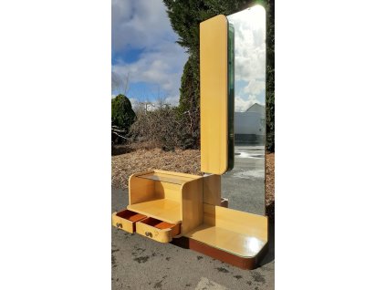 Galerka, toaletka, zrcadlo, 70.-80. léta, retro