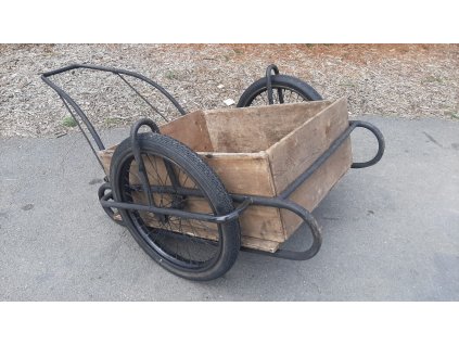 Trakař Vozík Dvoukolák Kára Kárka RETRO Vintage