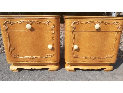 Noční stolek, komoda, skříňka Ludwig XVI., retro