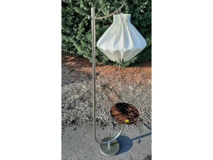 Stojací Chromová Lampa Funkcionalismus Vintage RETRO