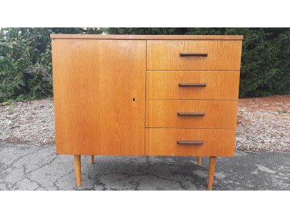 Komoda Skříňka Prádelník 70.-80. léta Socialismus RETRO