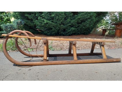 Staré Dřevěné Sáně