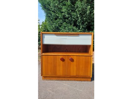 Komoda, prádelník, skříňka, Brusel EXPO 58, vintage