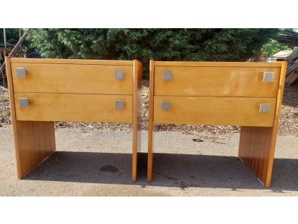 2x noční stolek, Brusel, retro, 70.-80. léta