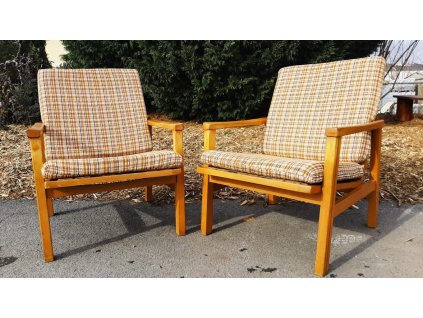 2x Křeslo, křesílko, 70.- 80. léta, retro