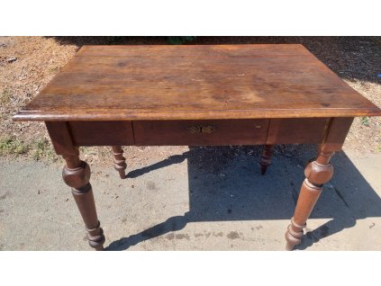 Stůl jídelní, starožitný, vyřezávaný, vintage