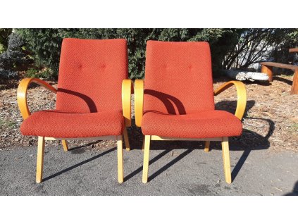 2x Křeslo, křesílko TON, Thonet, retro