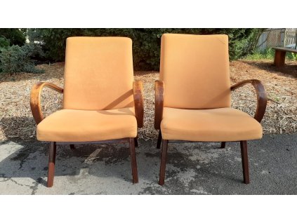 2x Křeslo orig. TON, Thonet, socialismus, vintage, 60.-70. léta, retro