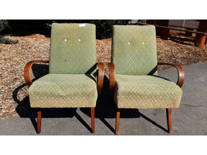 2x Křeslo, křesílko TON, Thonet, retro, 70.-80. léta