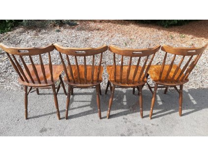 4x Jídelní Židle TON Thonet TATRA Vintage RETRO