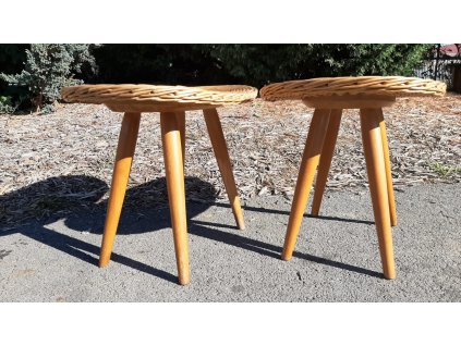 Konferenční Stolek Stoleček + 2x Stolička Židlička RETRO