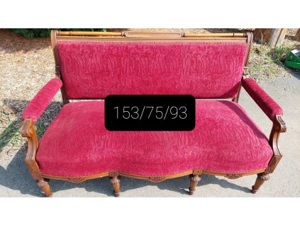 Starožitná Secesní Sofa Pohovka Gauč Vintage RETRO