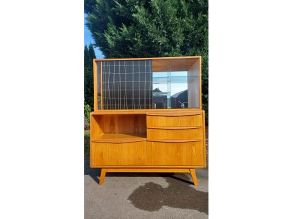Obývací stěna, komoda, sekretář, vitrína Jiroutek, retro