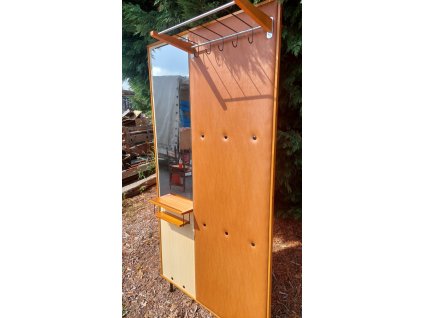 Předsíňová stěna, věšák, botník, Brusel, retro, 60.-70. léta