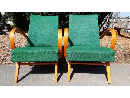 2x Křeslo, křesílko TON, Thonet, 70.-80. léta, retro