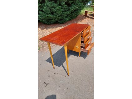 Psací Pracovní Stůl se zásuvkami RETRO Socialismus