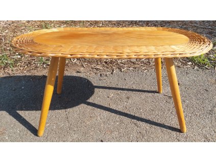 Konferenční Stůl Květinový Stolek Stojan 70.-80. léta