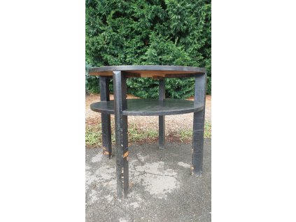 Kulatý Konferenční Jídelní Stůl ART DECO Vintage