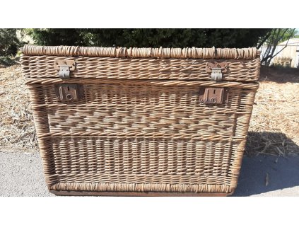 Proutěný Koš Truhla Stáří cca 80 let RETRO