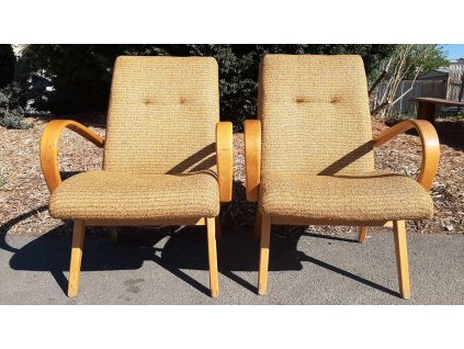 2x Křeslo TON Thonet vintage socialismus 70.-80.léta