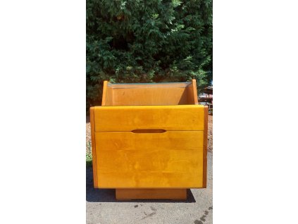 Peřiňák, galerka, noční stolek, retro, 70.- 80.