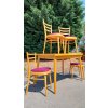 Rozkládací Jídelní Stůl + 4x Židle TON Thonet RETRO 70.-80.