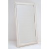 Minimalistické zrcadlo bílé