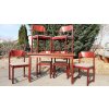 Rozkládací Jídelní Stůl + 6x Židle TON Thonet 70.-80. léta RETRO