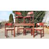 Rozkládací Jídelní Stůl + 6x Židle TON Thonet 70.-80. léta RETRO