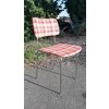 Designová jídelní chromová židle 70.-80. léta retro
