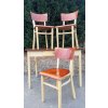 Jídelní stůl + 3x židle Ton Thonet vintage patina retro