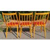 3x Jídelní kuchyňská židle socialismus 70.-80. léta