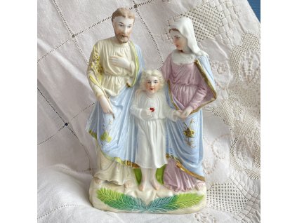 Porcelánová soška Svatá rodina