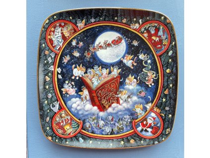 Sběratelský talíř A visit from Santa Claus