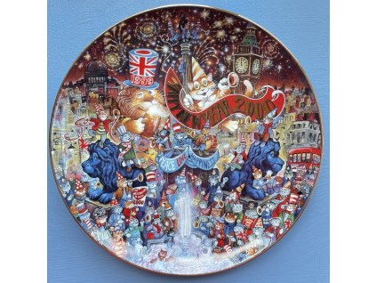 Sběratelský talíř Out with the Old