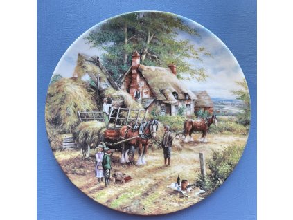 Sběratelský talíř Making the Hayrick