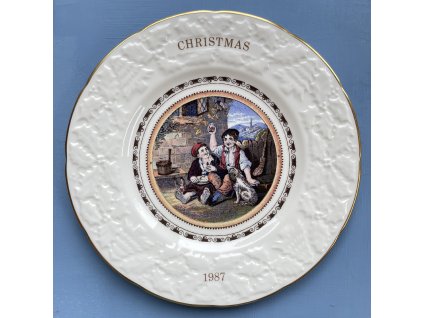 Vánoční talíř Coalport 1987
